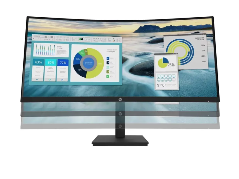 HP 34" VA 60Hz