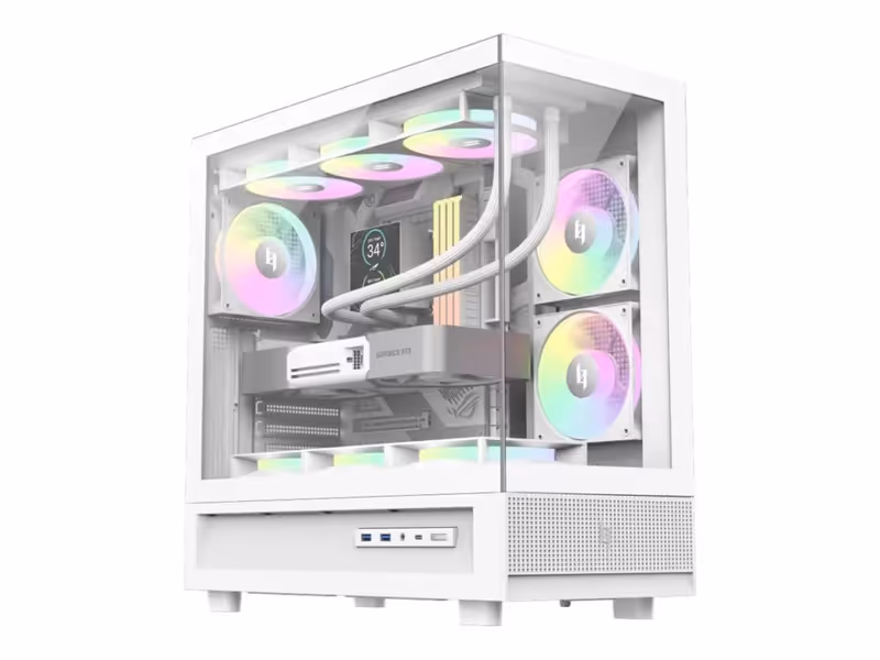 Gamemax NEX C51 WH /BTF baltas