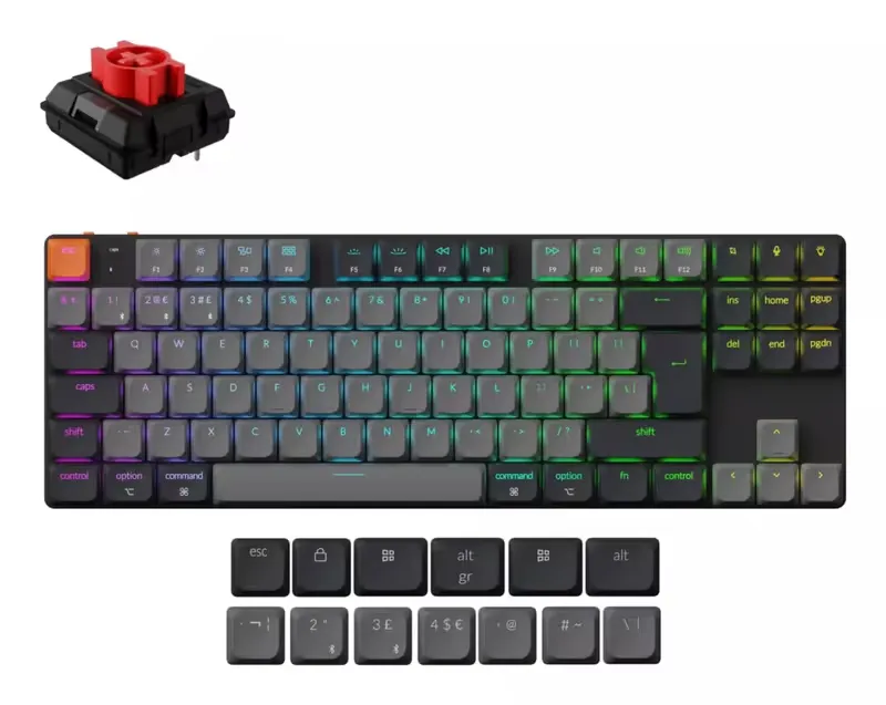 Keychron WRL K1 RGB/Black K1X-H1 Keychron