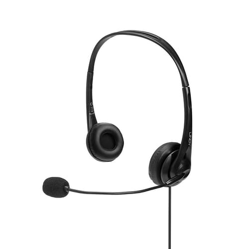 Lindy 42870 headphones/headset Head-band Calls/Music USB Type-A Black