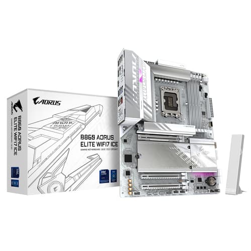 Gigabyte B860 AORUS ELITE WIFI7 ICE Intel B860 LGA 1851 (Socket V1) ATX