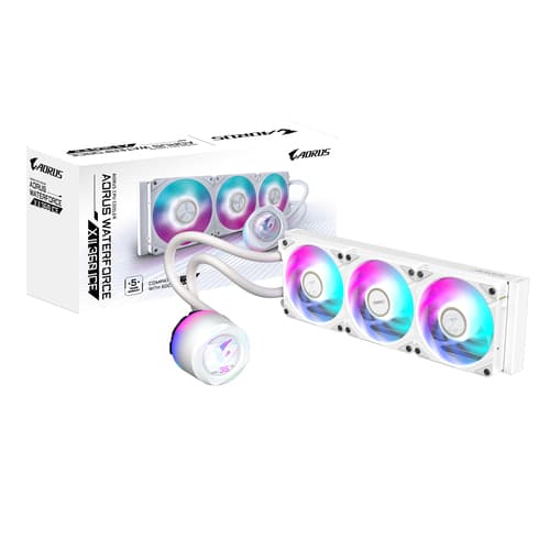 Gigabyte AORUS WATERFORCE X II 360 ICE Processor All-in-one liquid cooler 12 cm White