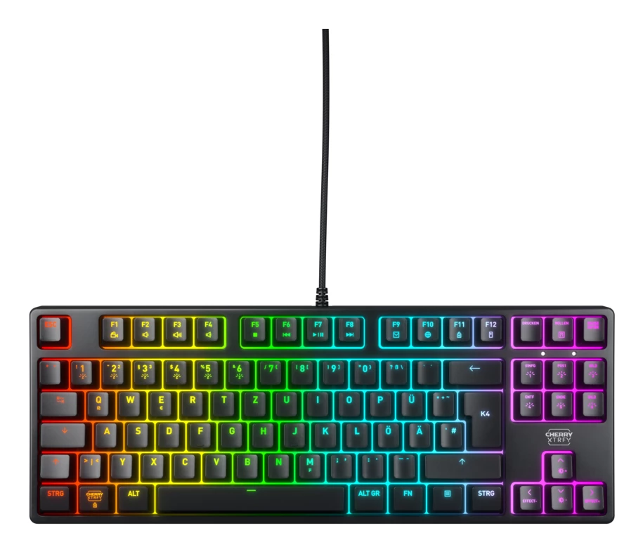 Cherry Xtrfy K4V2 RGB TKL MX2A Red DE (Black)