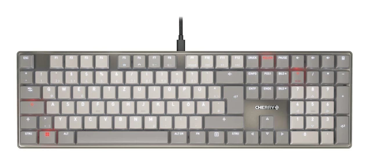 Cherry KC 500 MX LP MX Low Profile 2.0 Ivory DE (Grey)
