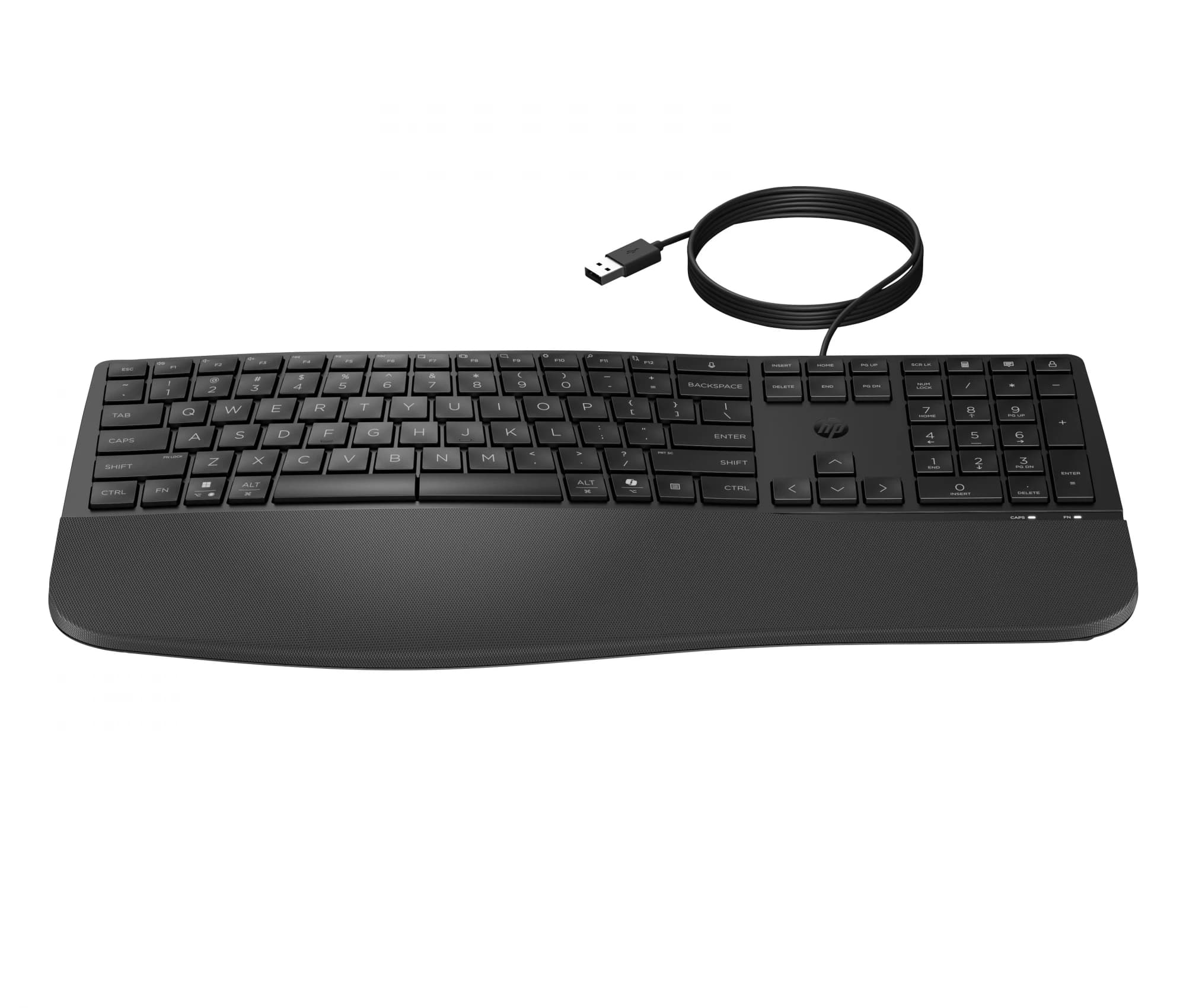 HP 485 Comfort Wired Keyboard (Black)