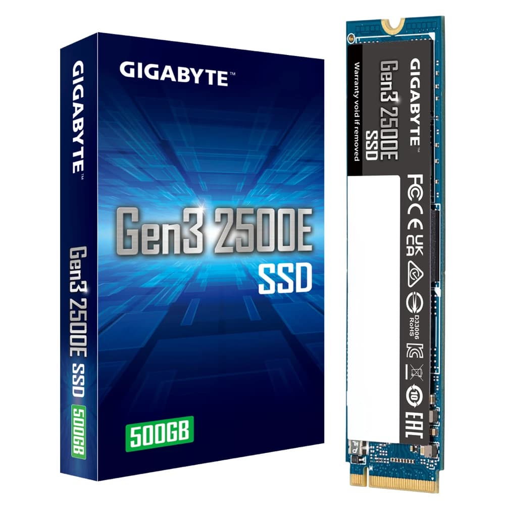 Gigabyte 500GB Gen3 2500E NVMe SSD