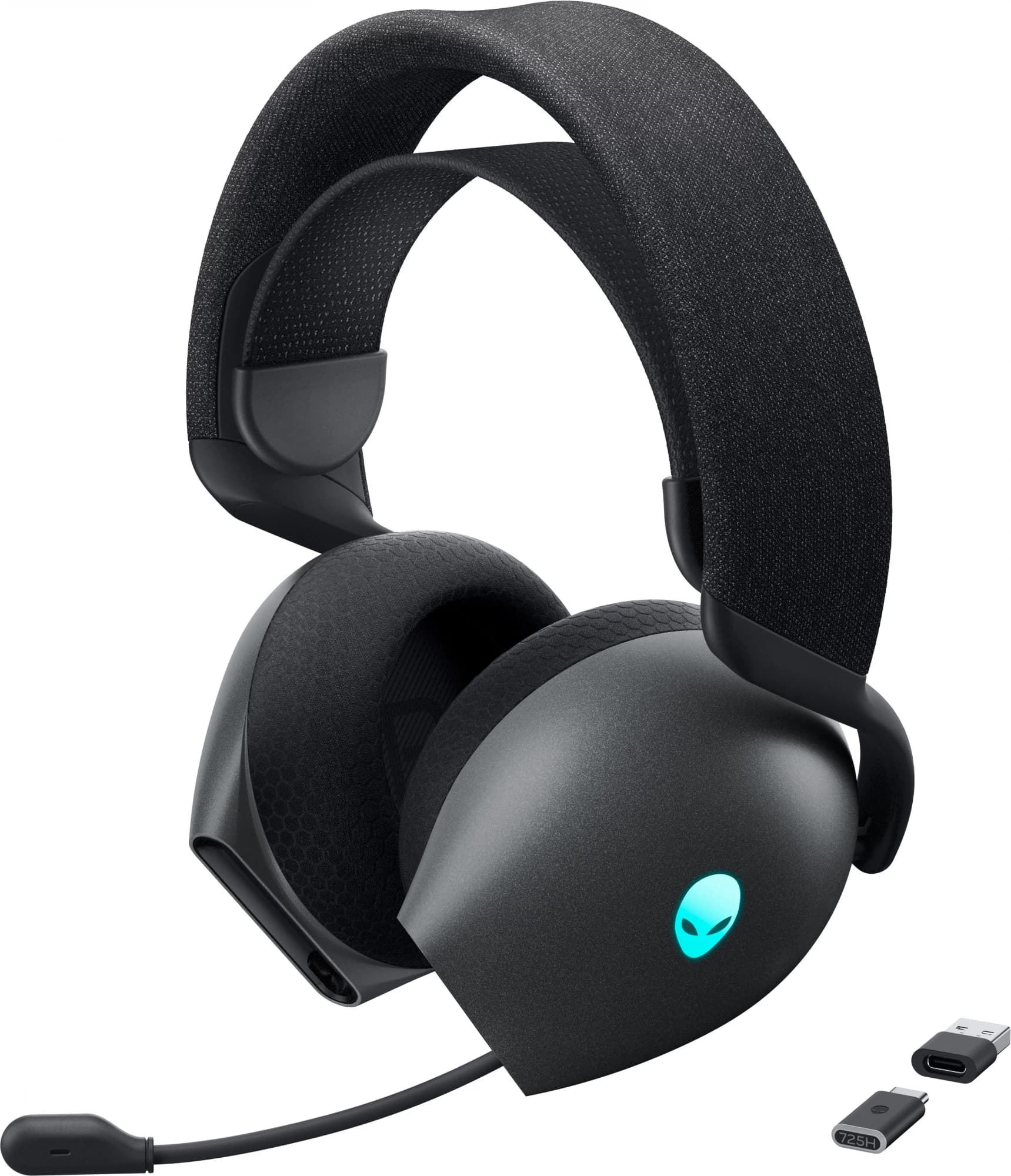 Dell Alienware AW725H Tri-Mode Wireless Gaming Headset (Dark Side of the Moon)
