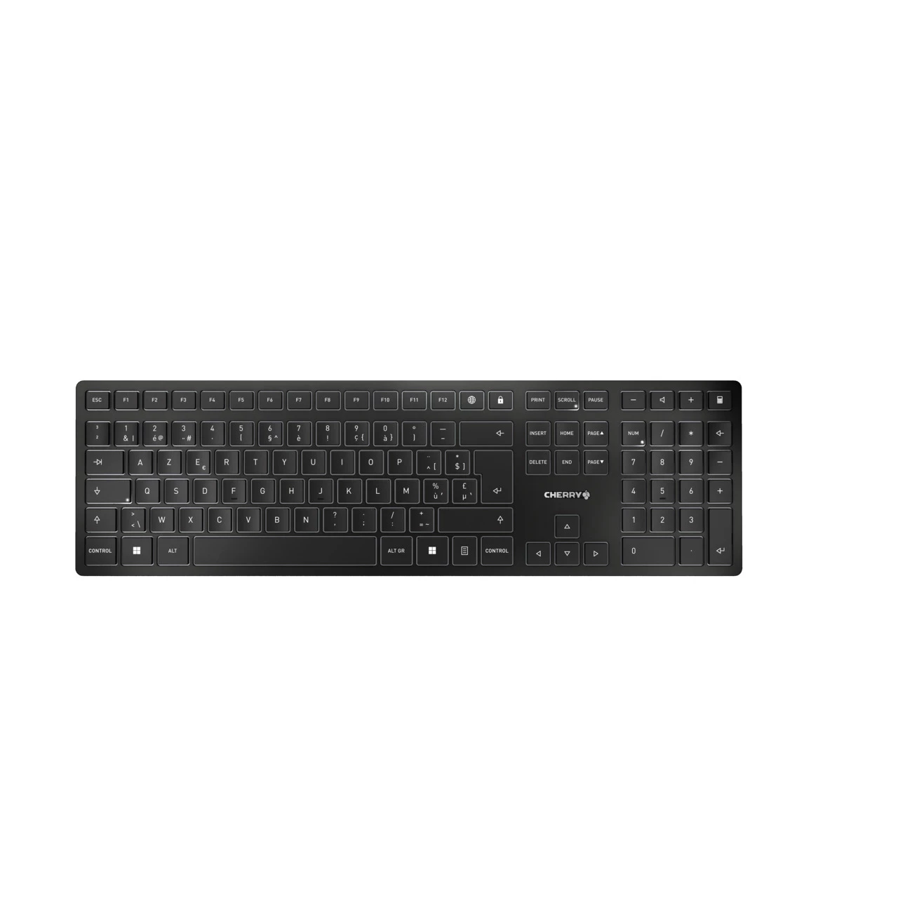 CHERRY KW 9100 Slim Belgian (Black)