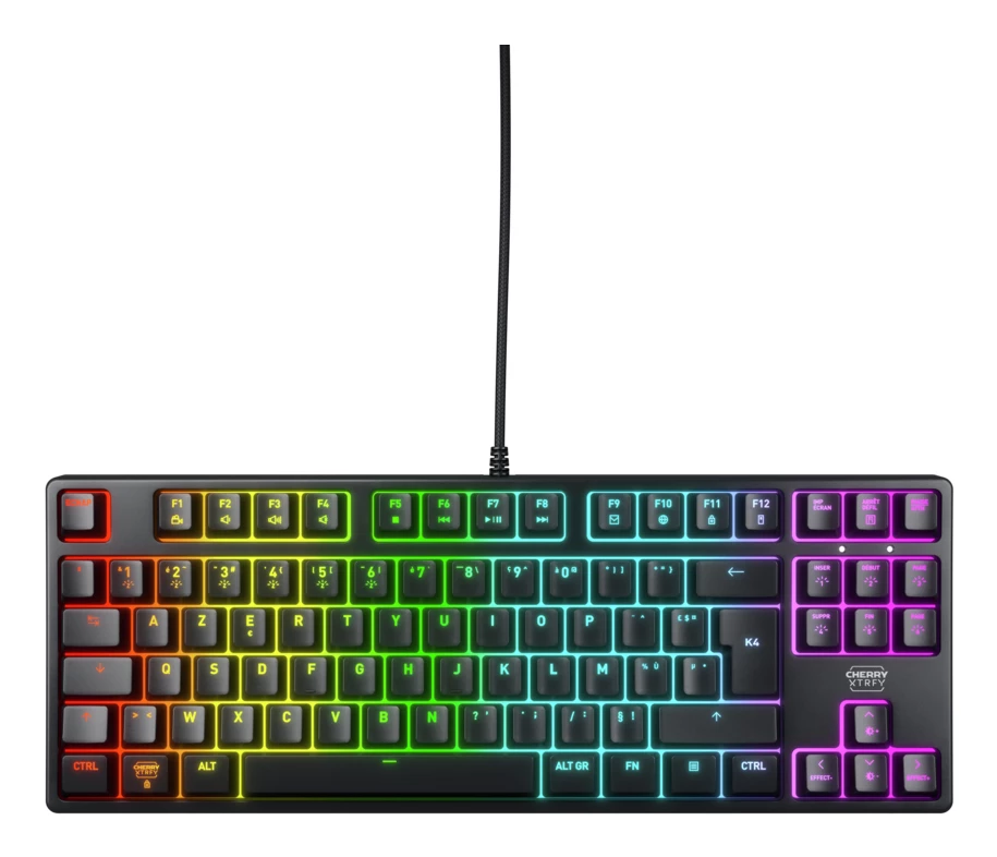 Cherry Xtrfy K4V2 TKL RGB MX2A Red (Black) French