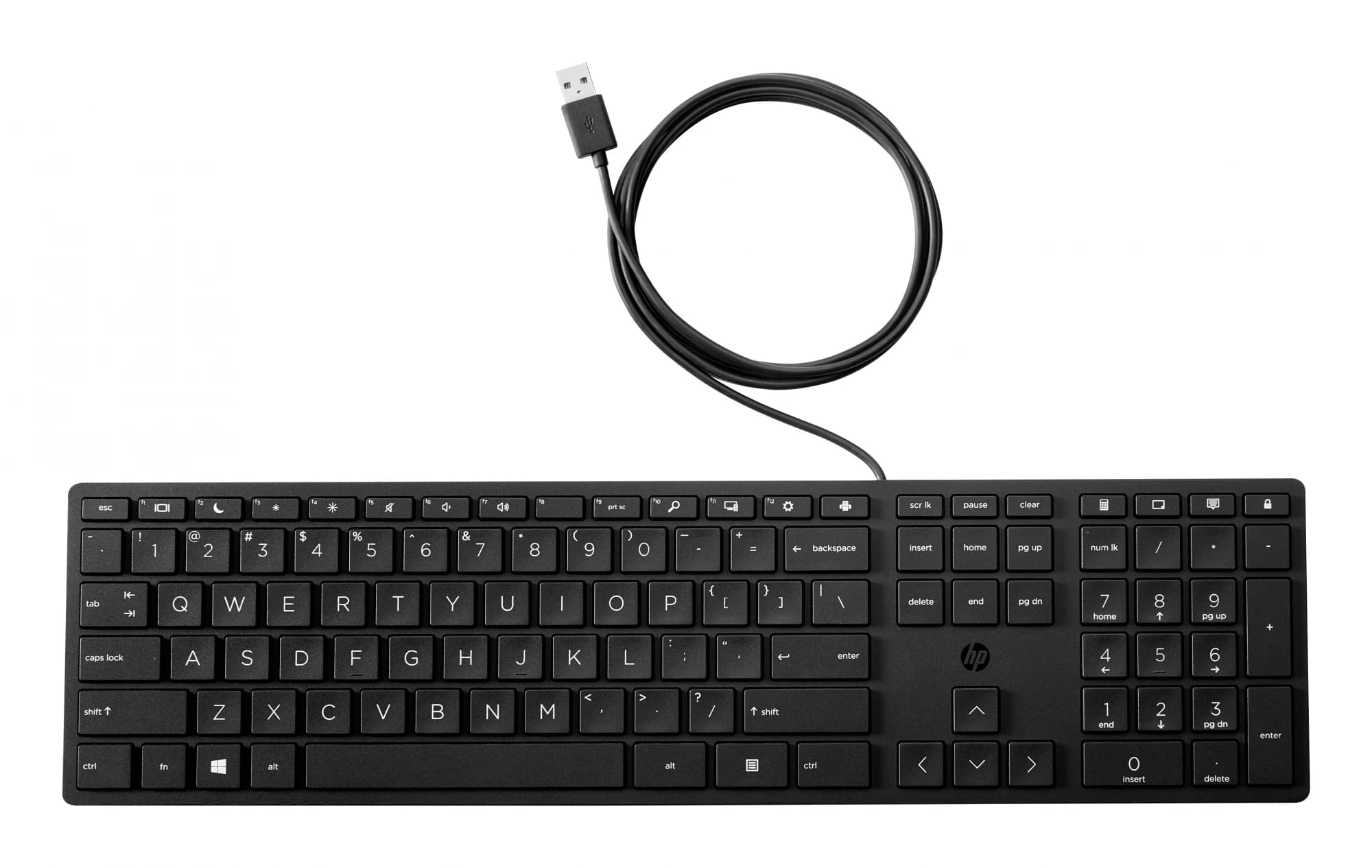 HP 320K Wired Swedish (Black)