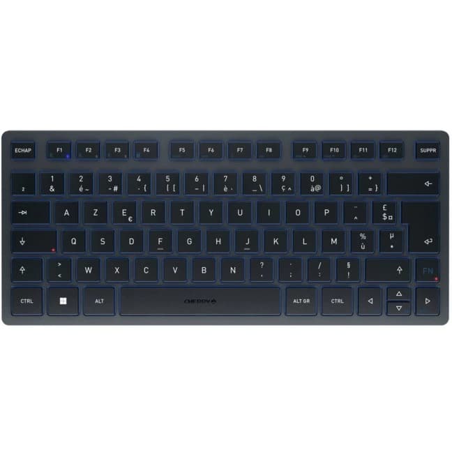 Cherry KW 7100 Mini BT French (Slate Blue)