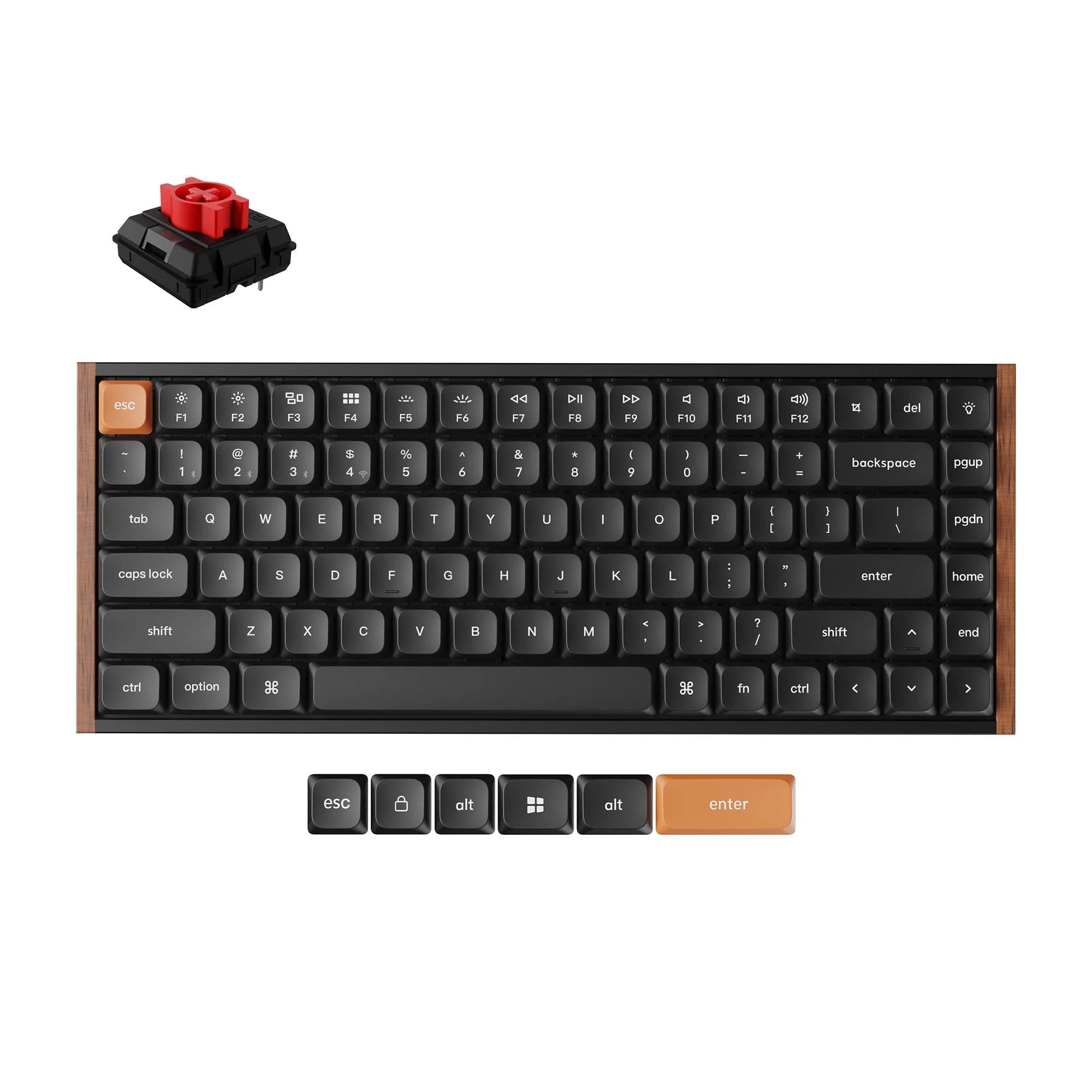 Keychron K3 Max SE Milk POM Red (Black)
