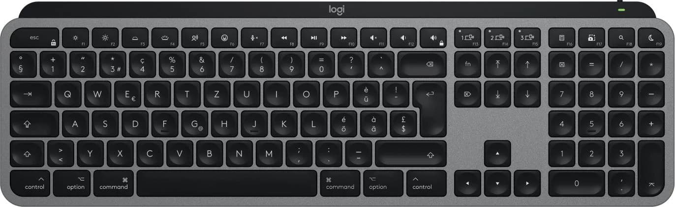 Logitech MX Keys S for Mac Swiss (Space Gray)