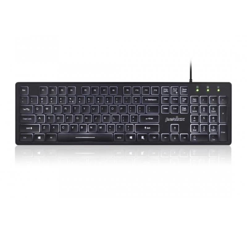 Perixx PERIBOARD-317 Backlit (Black)