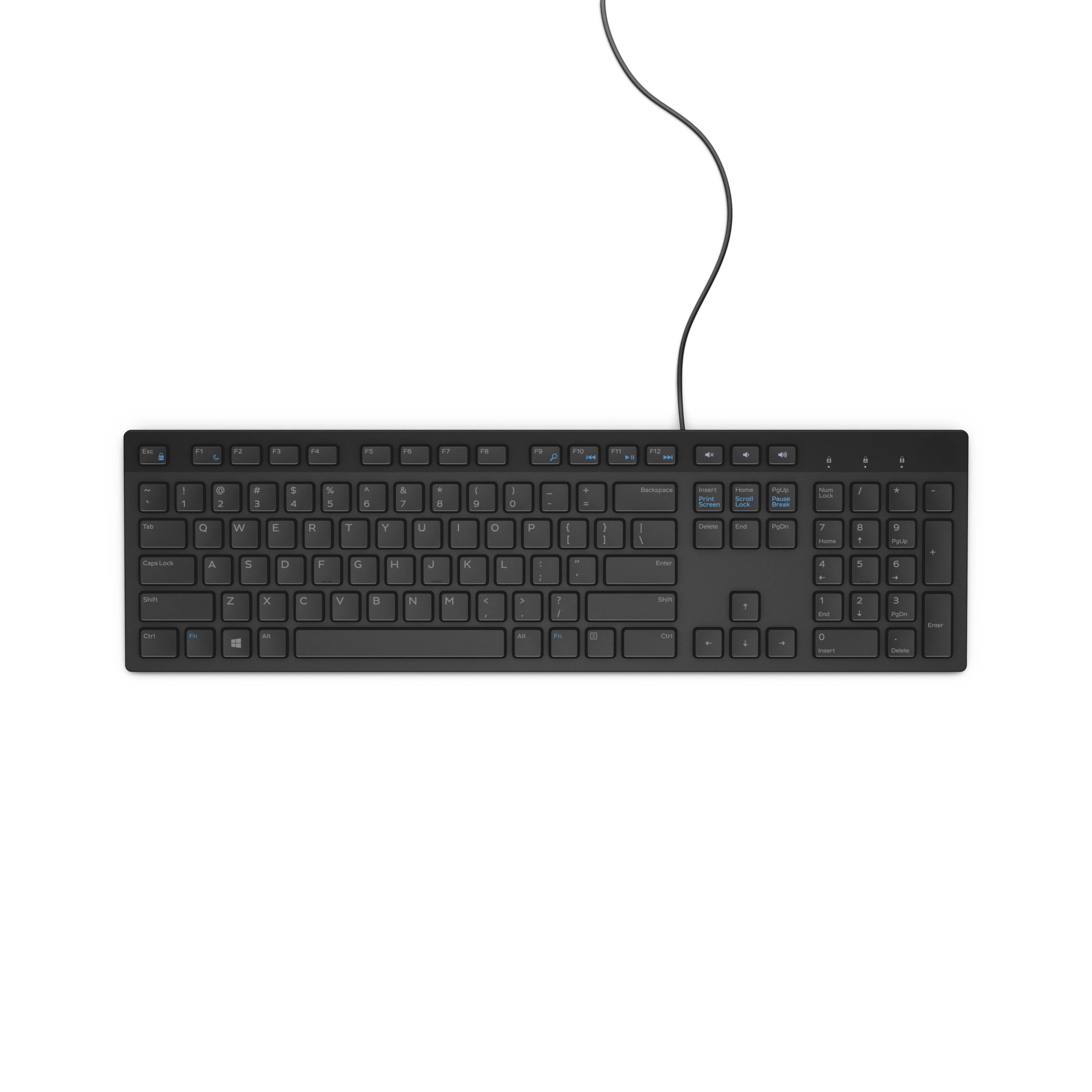 Dell KB216 Wired Multimedia Keyboard US International (Black)