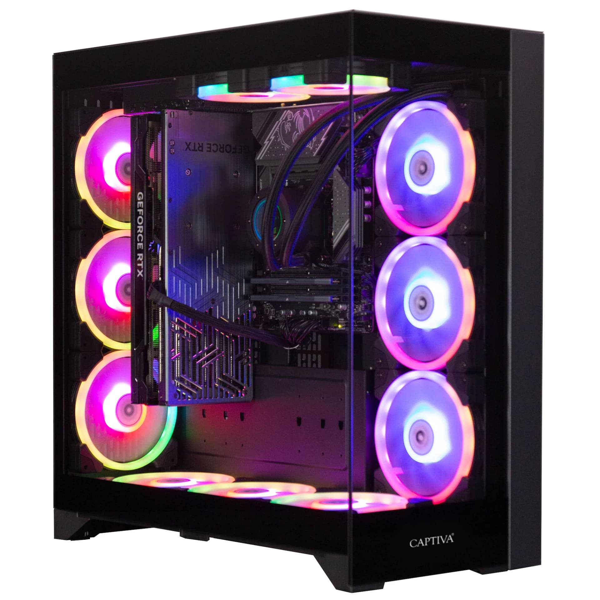 Captiva Highend Gaming R99-756 AMD Ryzen 9 9950X3D RX 9070 XT 64GB/2TB spēļu dators
