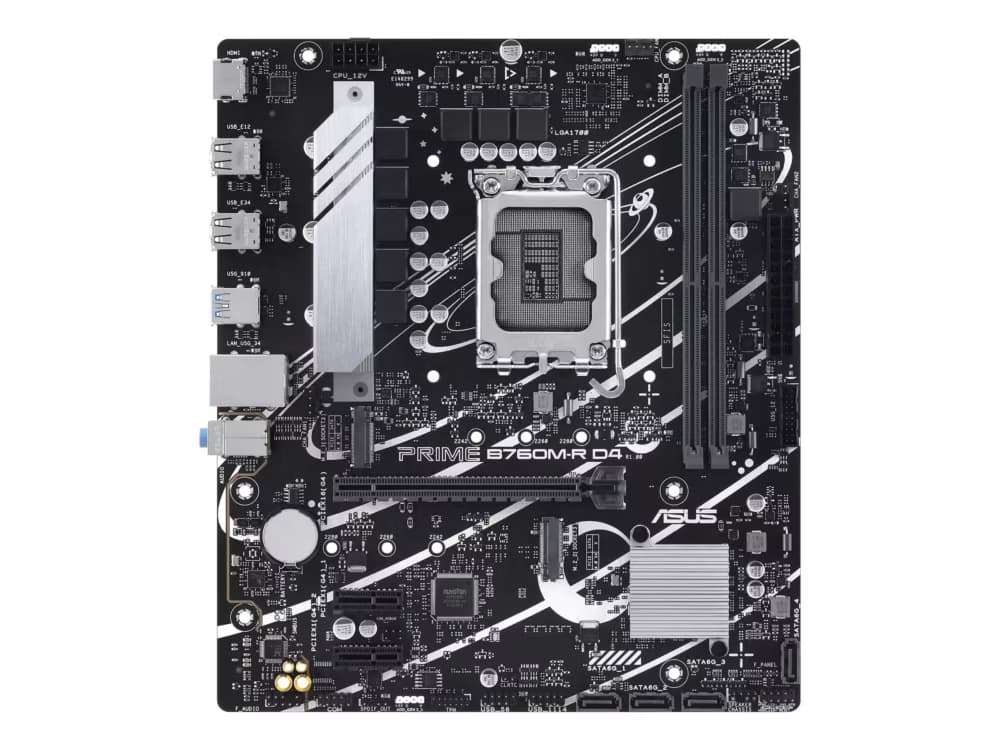 ASUS PRIME B760M-R D4 Intel B760 LGA 1700 micro ATX