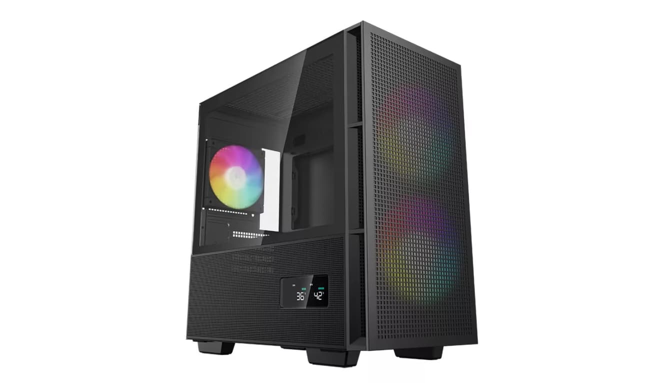 Deepcool Black Mid Tower ATX PS2 (Black) (Black)