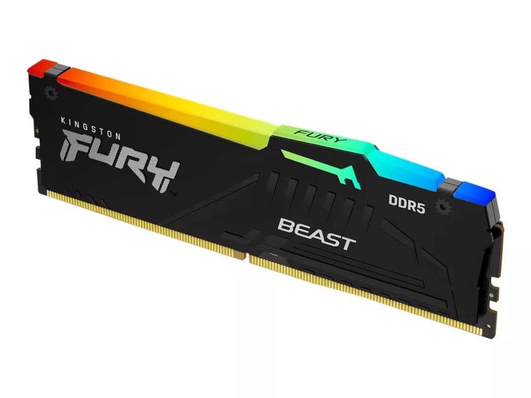 Kingston 16GB 6000MHz CL30 DDR5 Fury Beast RGB ECC (1x16)