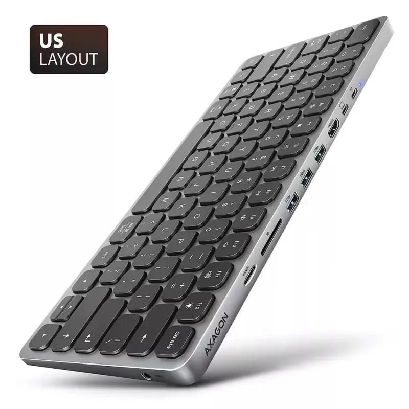 Axagon + I/O HUB 9IN1/0.6M HMC-KB-US Axagon