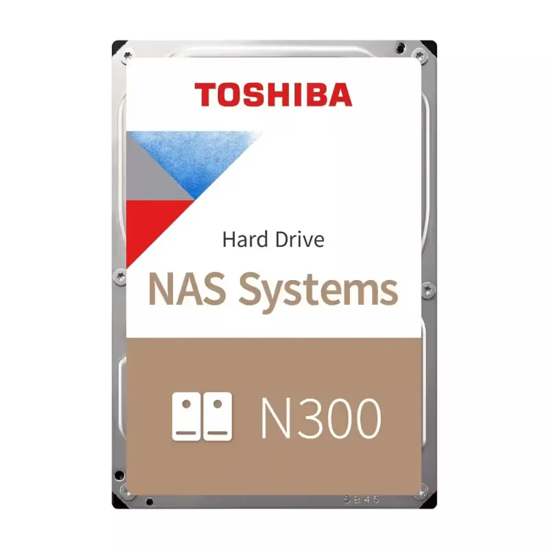 Toshiba 8TB NAS N300 7.2k Reliability: per year 1.2M hours 3Y Warranty Tosh