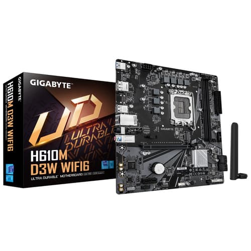 Gigabyte H610M D3W WIFI6 Intel H610 LGA 1700 micro ATX