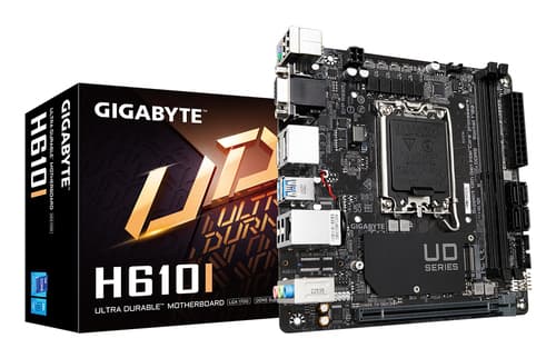Gigabyte H610I motherboard Intel H610 Express LGA 1700 mini ITX