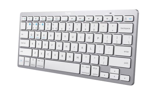 Trust 24651 keyboard Universal Bluetooth QWERTY US English Silver