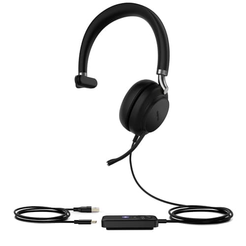 Yealink UH38 Mono Teams Bluetooth Headset (Black)