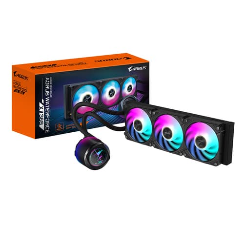 Gigabyte AORUS WATERFORCE X II 360 Processor All-in-one liquid cooler 12 cm Black