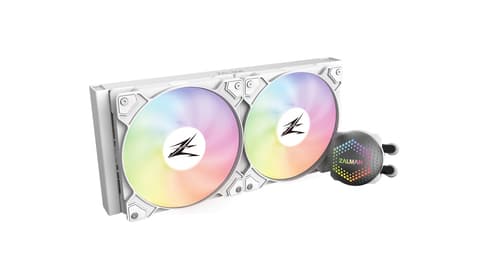 Zalman ALPHA28 White CPU Liquid Cooler 280mm Radiator 2 x 140 mm Fan ARGB pump Dual Processor Liquid cooling kit 14 cm