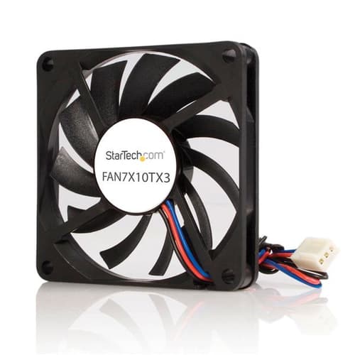 StarTech.com FAN7X10TX3 computer cooling system Computer case 7 cm Black