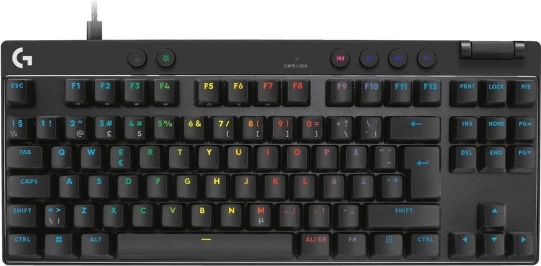 Logitech PRO X TKL Rapid Nordic (Black)