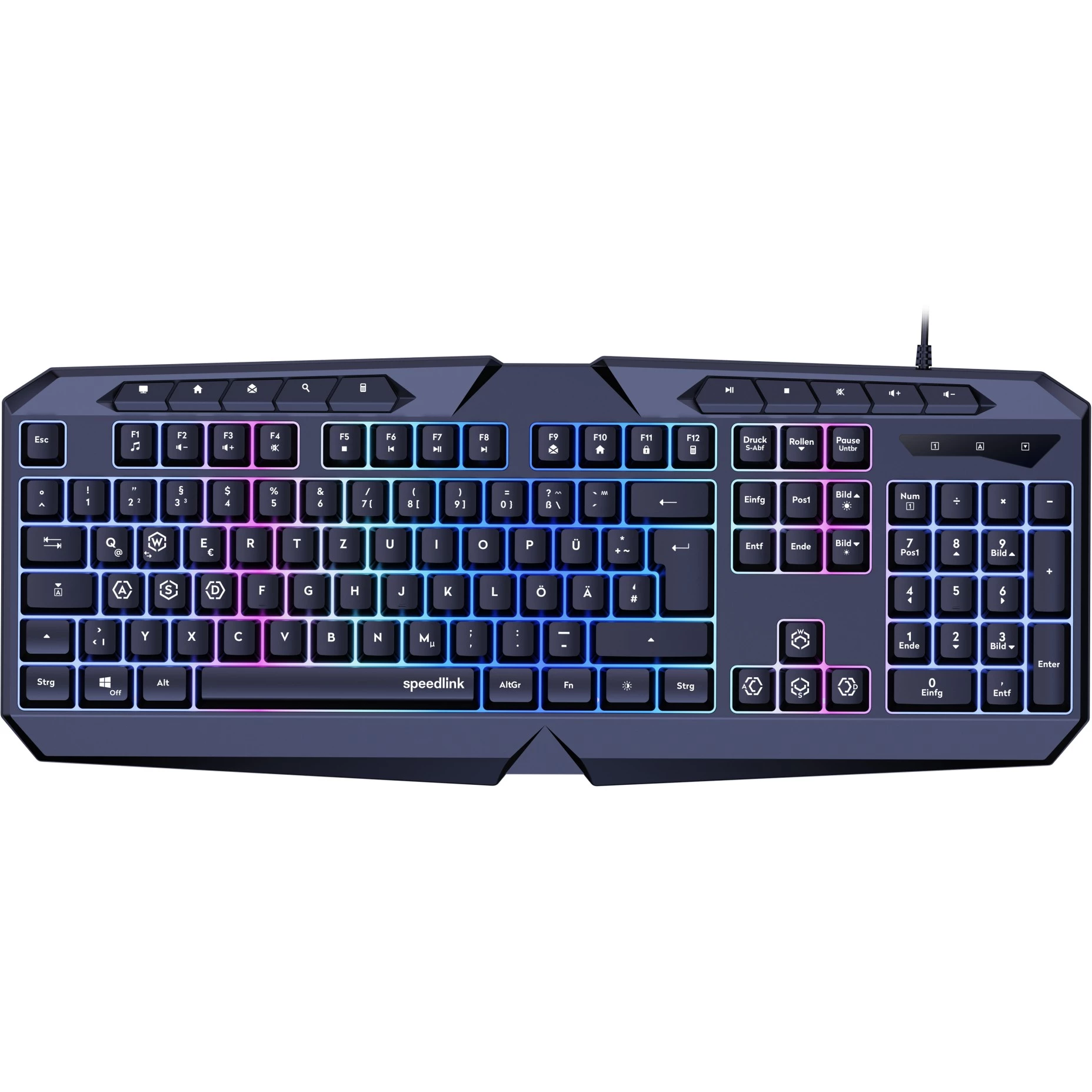 Speedlink Ludicium RGB German (Black)