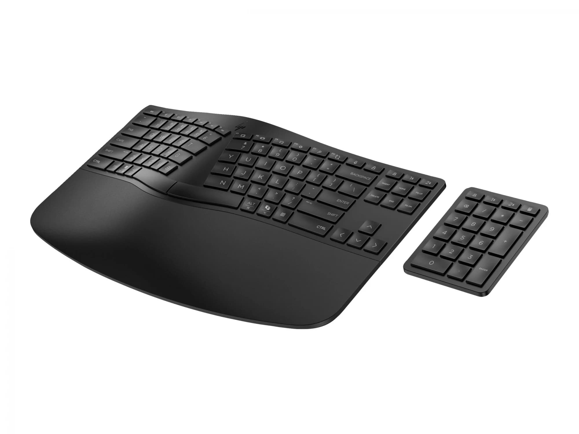 HP 960 Ergonomic Wireless Keyboard (Black, DE)