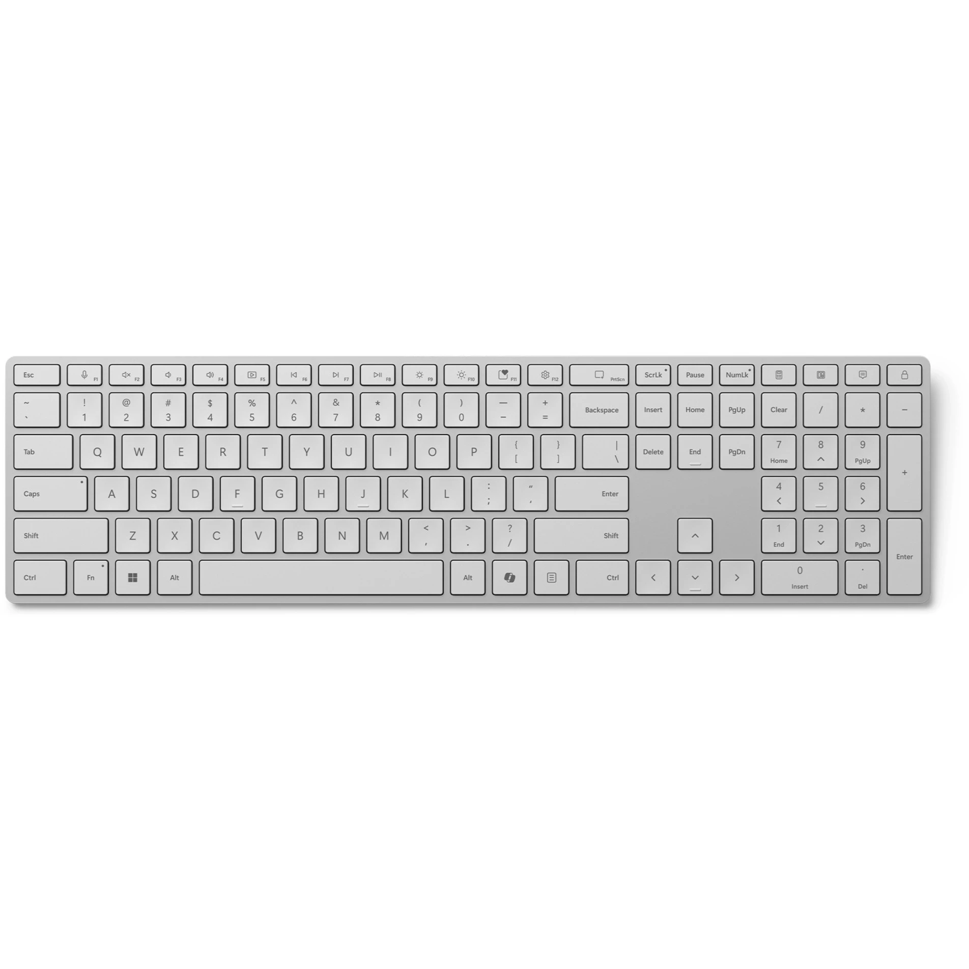 Microsoft Surface Keyboard 2nd Edition German (Grey)