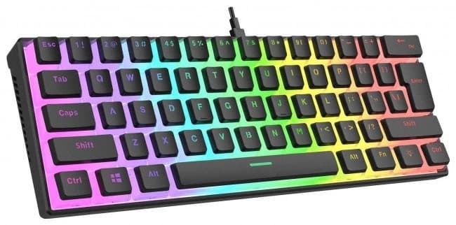Rampage Radiant K11 RGB Red Switch (Black)