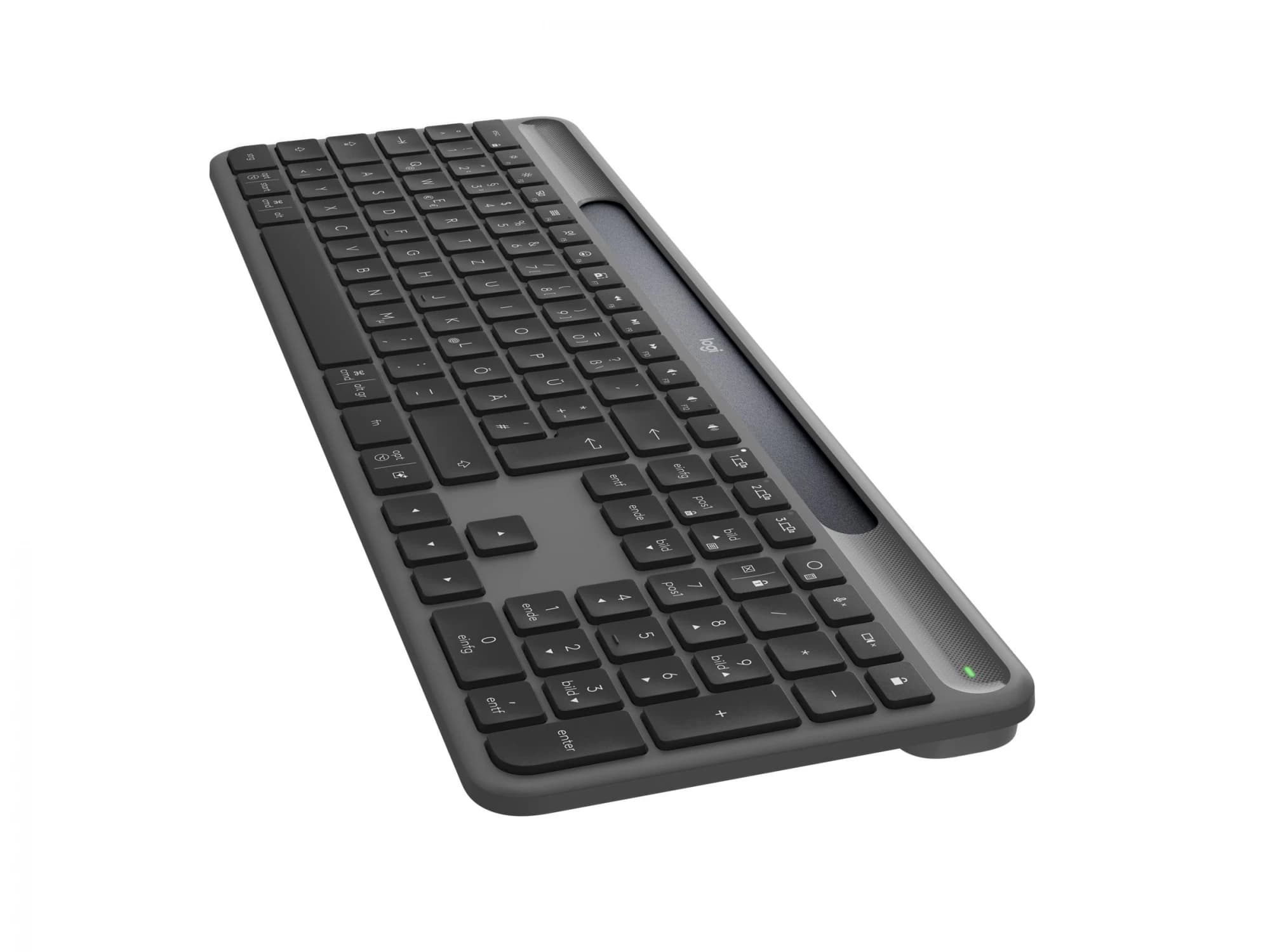 Logitech Signature Slim Solar+ K980 for Business Graphite (German)