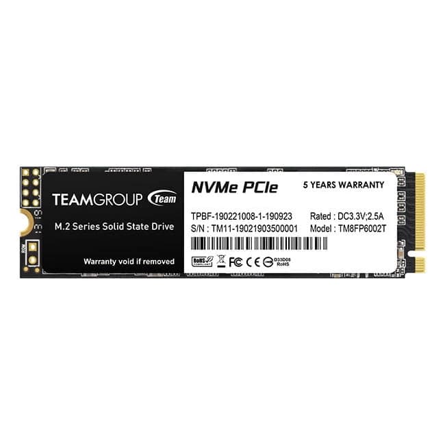 Team Group 256GB MP33 NVMe SSD