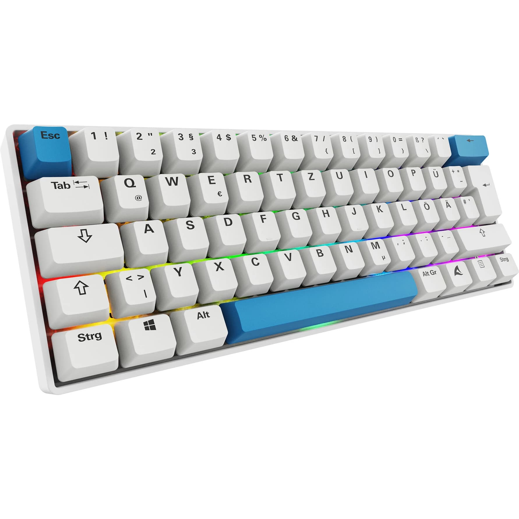 Sharkoon Skiller SGK50 S4 Gen2 PBT Gateron G Pro 3.0 Yellow (White, DE)