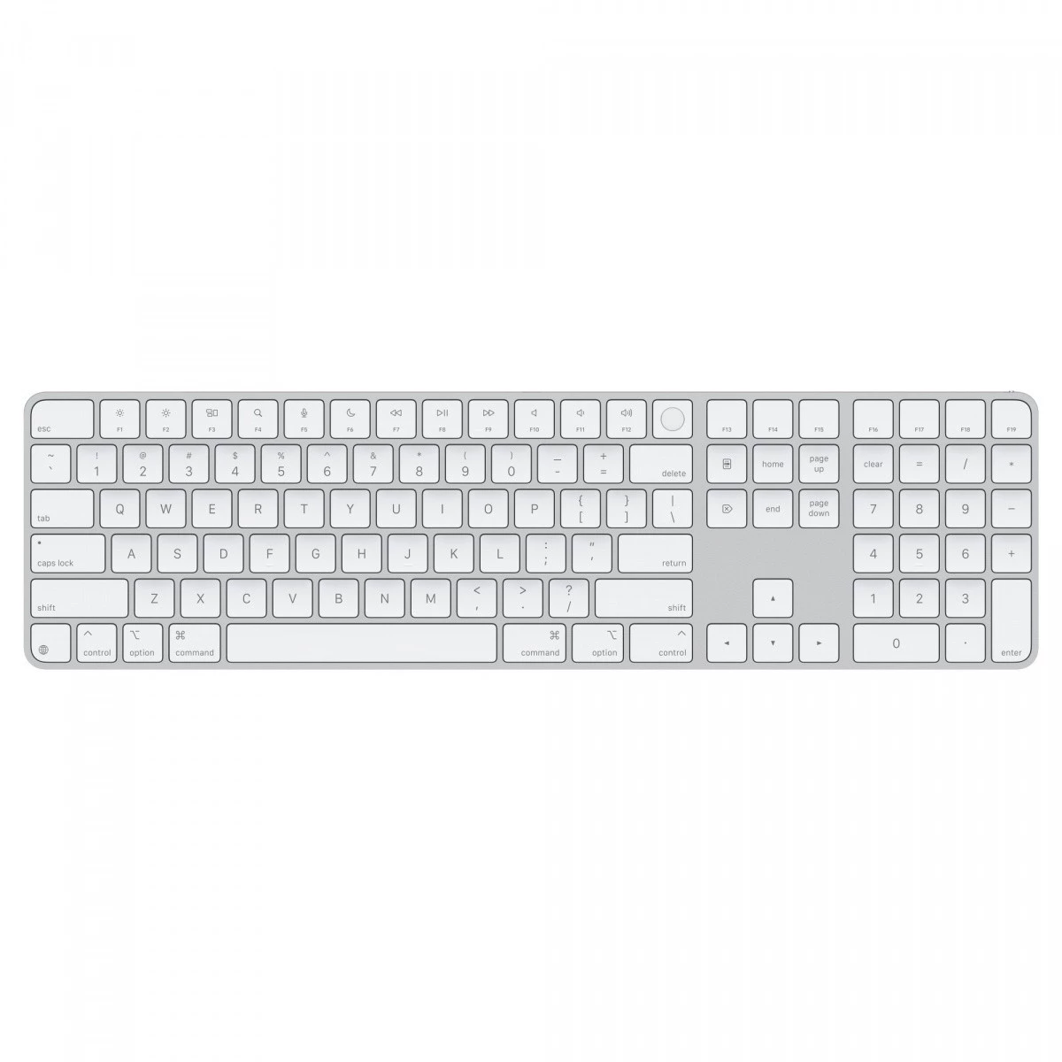 Apple Magic Keyboard with Touch ID and Numeric Keypad US (White)