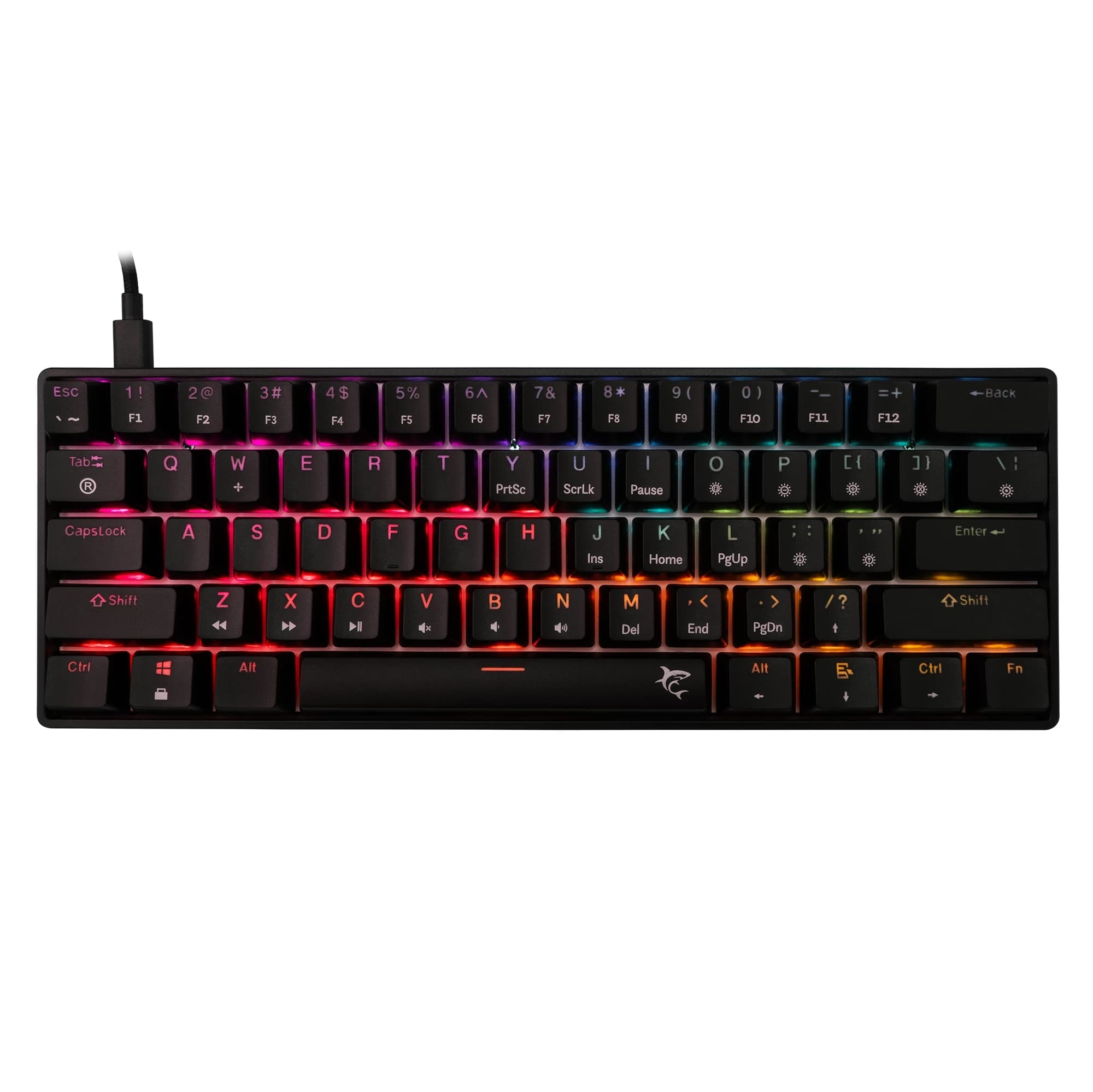 White Shark Shinobi-2 Red Switch US (Black)