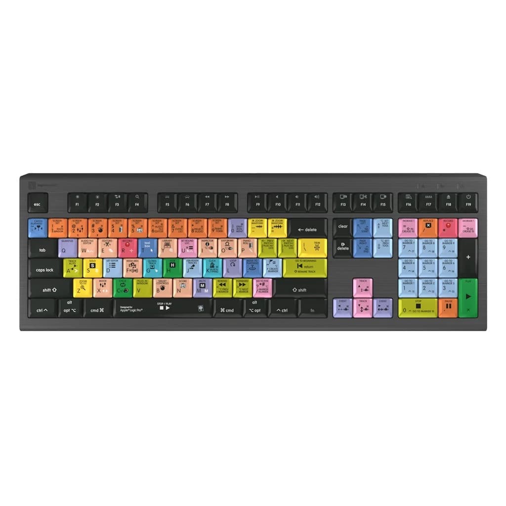 Logickeyboard Apple Logic Pro ASTRA 2 Backlit Keyboard Mac UK