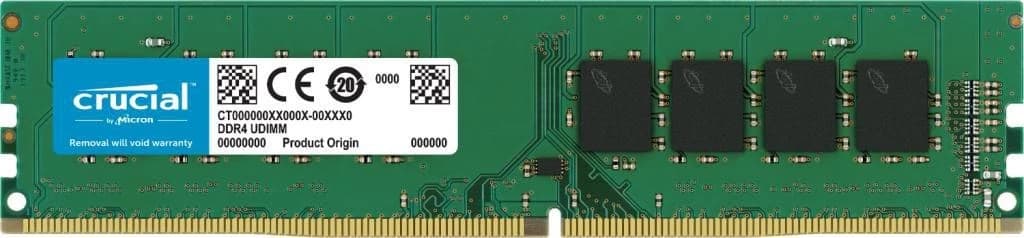 Crucial 64GB 3200MHz CL22 DDR4 kit (2x32)