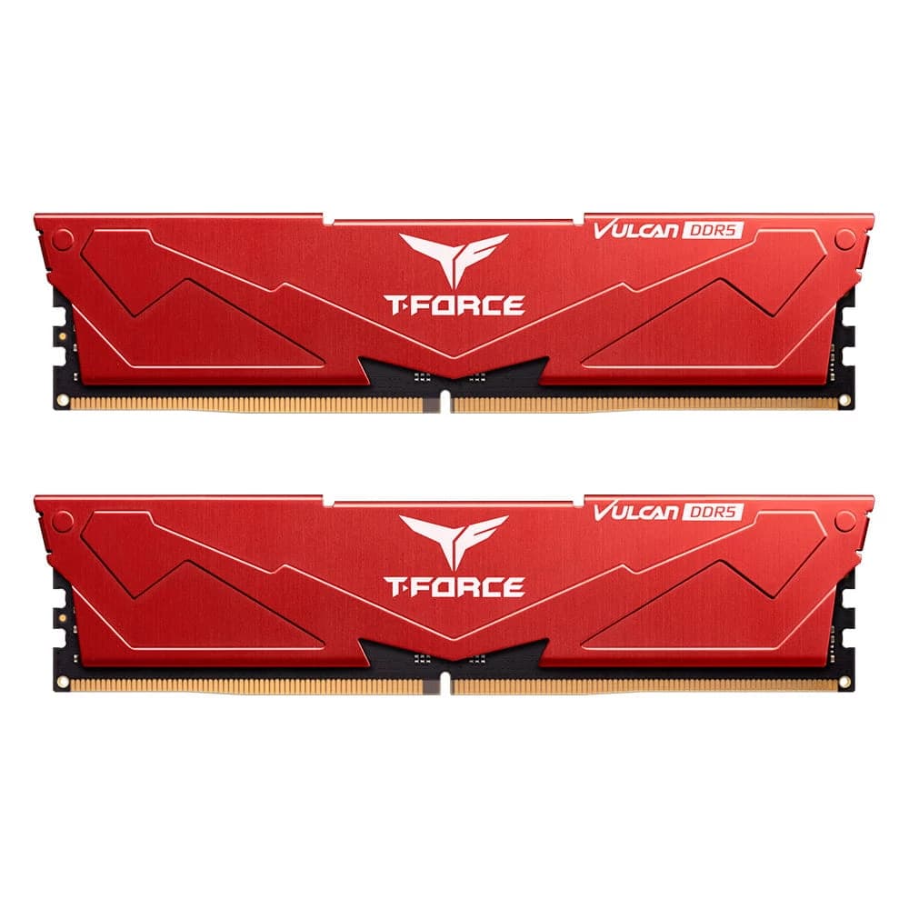 TEAMGROUP 32GB 6000MHz CL30 DDR5 T-Force Vulcan kit (2x16) Red