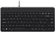 Perixx PERIBOARD-409 P Mini PS/2 Keyboard with USB Hub German (Black)