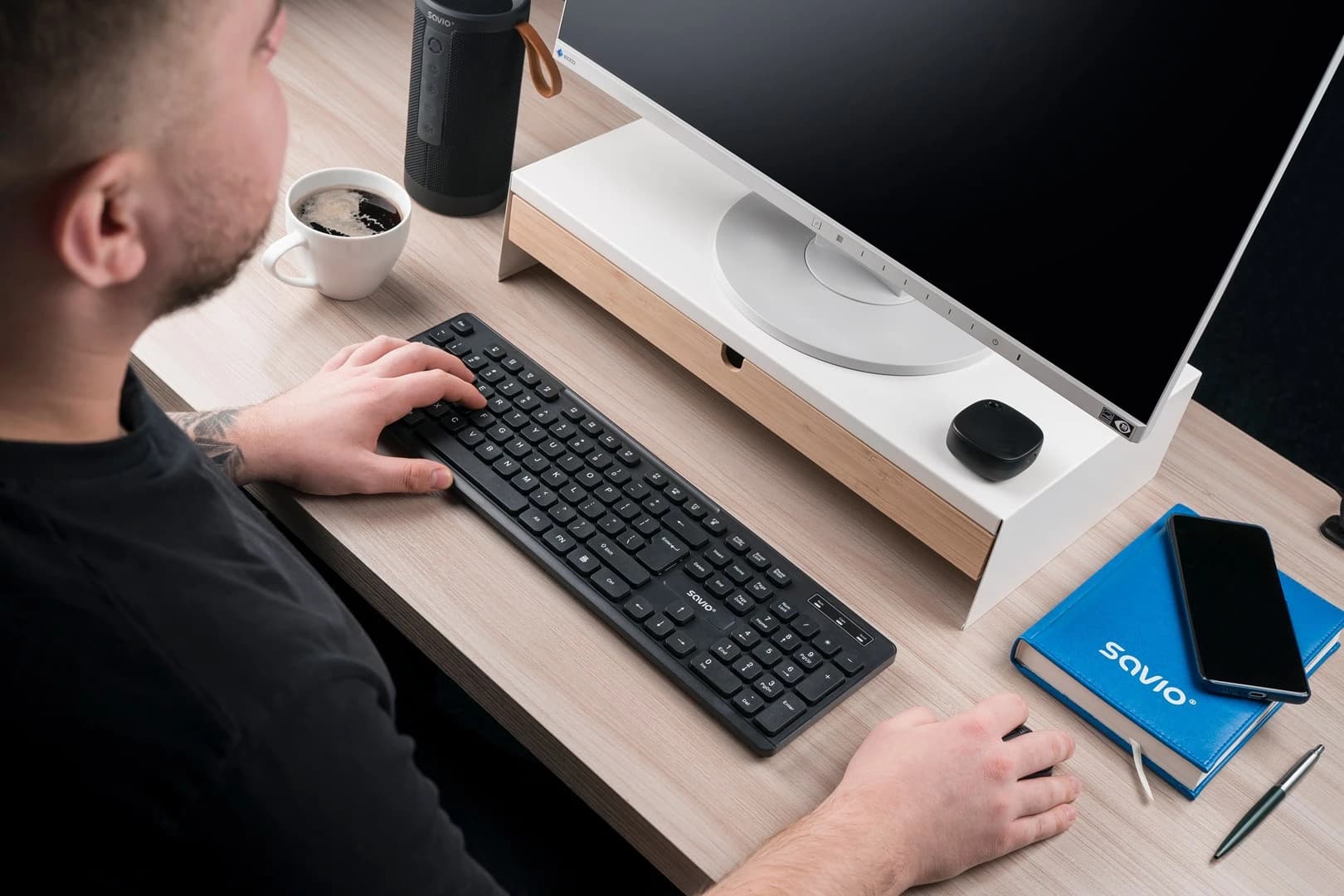 SAVIO KB-02 Wireless US (Black)
