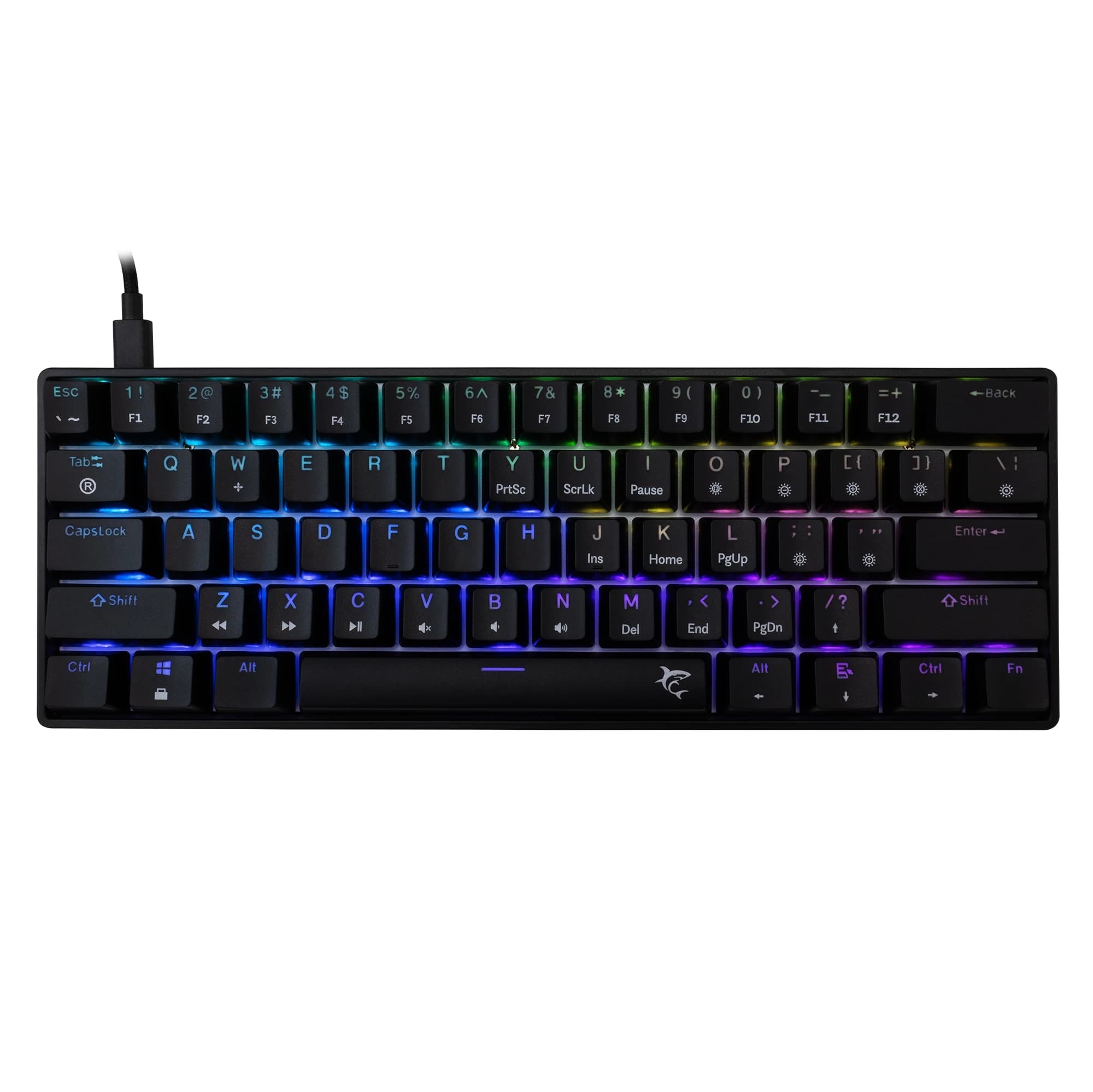 White Shark Shinobi-2 Blue Switch US (Black)