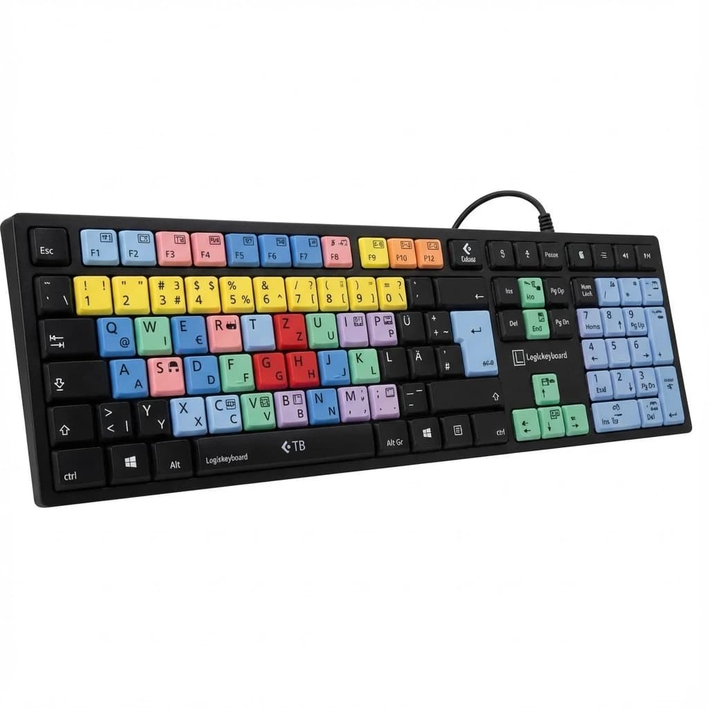 Logickeyboard Steinberg Cubase/Nuendo Titan PC German