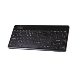 Perixx PERIBOARD-409 H Mini USB Keyboard with USB Hub German (Black)